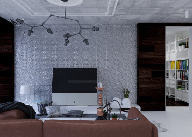 Фото из портфолио Минималистичная квартира с элементами лофта – фотографии дизайна интерьеров на INMYROOM