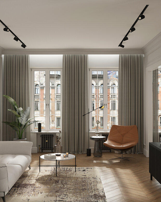 Фото из портфолио Квартира на Петроградке – фотографии дизайна интерьеров на INMYROOM