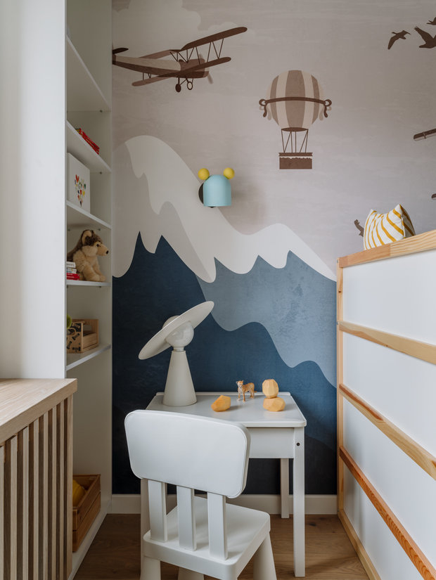 Фотография: Детская в стиле Скандинавский, Квартира, Проект недели, Москва, 3 комнаты, 40-60 метров, Carton Group – фото на INMYROOM