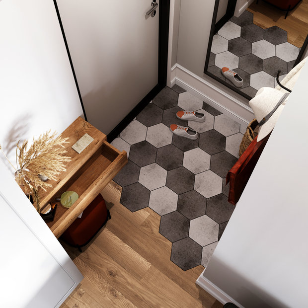 Фотография: Прихожая в стиле Скандинавский, Квартира, Проект недели, Санкт-Петербург, 1 комната, 40-60 метров, Монолитно-кирпичный, Студия 20:18 – фото на INMYROOM