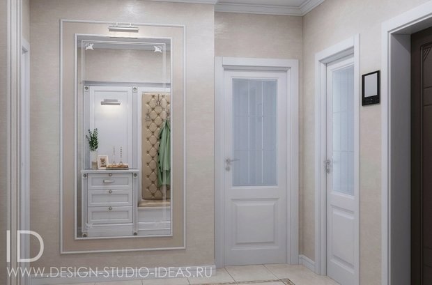 Фото из портфолио ЭЛЕГАНТНАЯ НЕОКЛАССИКА В СИМФЕРОПОЛЕ, 71 м² – фотографии дизайна интерьеров на INMYROOM