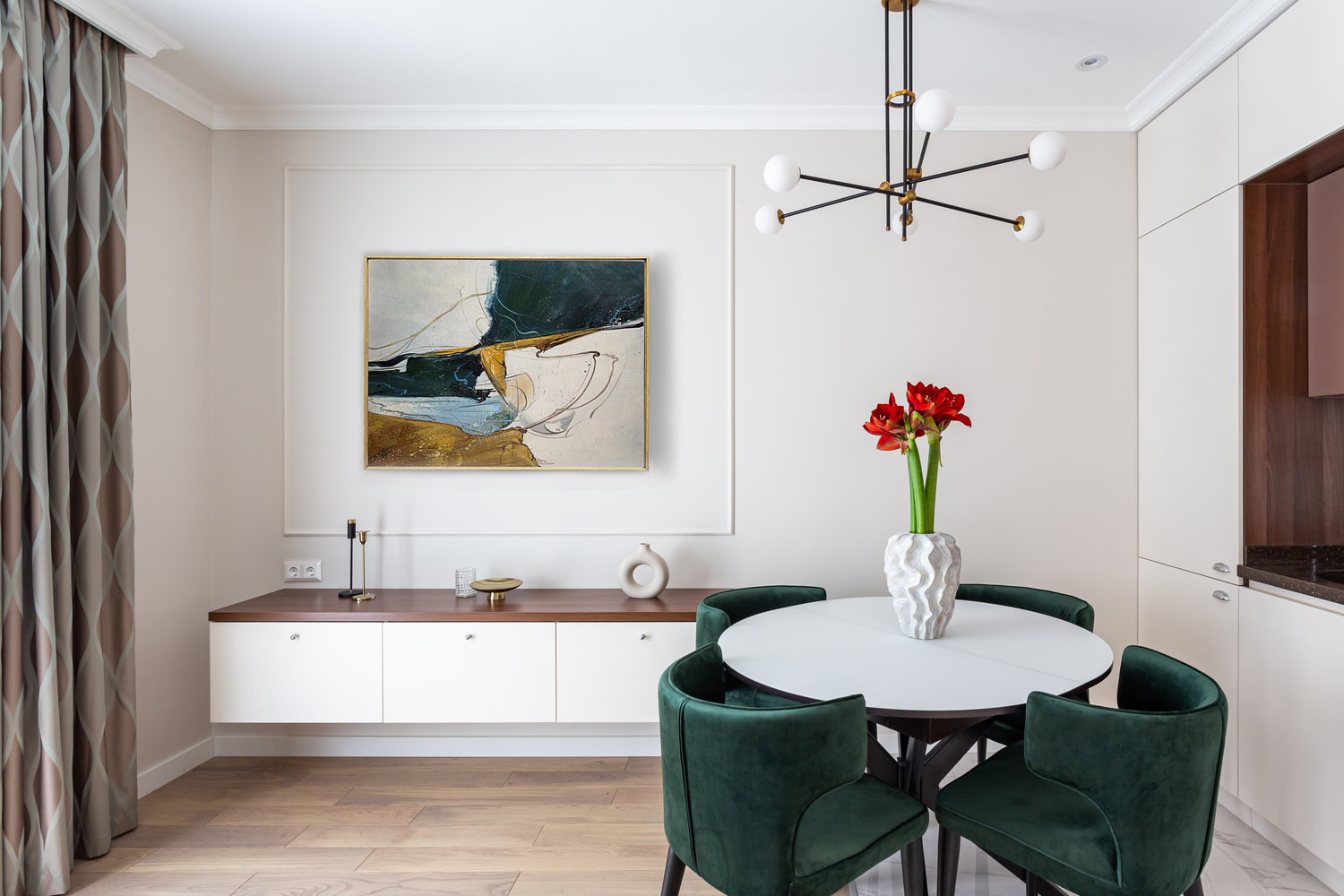 Фотография: Кухня и столовая в стиле Современный, Квартира, Проект недели, Москва, 2 комнаты, 40-60 метров, Марина Светлова – фото на INMYROOM Фотография: Кухня и столовая в стиле Современный, Квартира, Проект недели, Москва, 2 комнаты, 40-60 метров, Марина Светлова – фото на INMYROOM