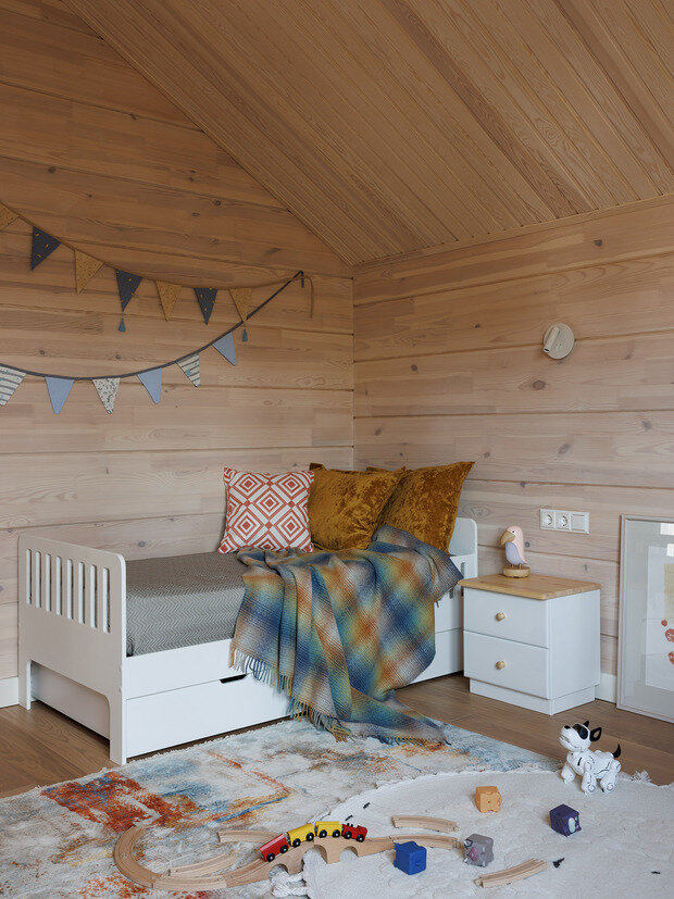 Фотография: Детская в стиле Современный, Дом, Проект дня, Санкт-Петербург, Дом и дача, 4 и больше, Более 90 метров, минимализм с элементами скандинавского и нежных пастельных оттенков, Елена Куртина – фото на INMYROOM