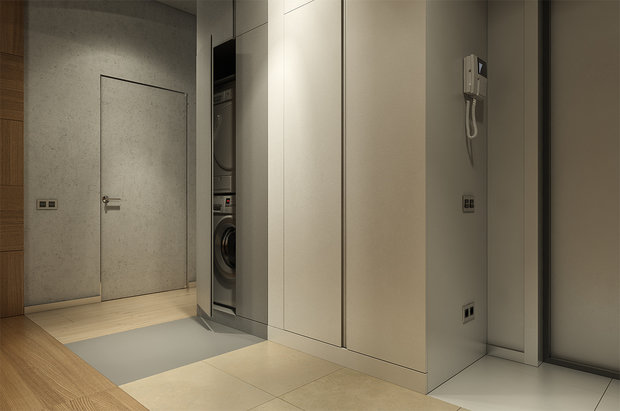 Фото из портфолио Квартира для молодого человека – фотографии дизайна интерьеров на INMYROOM