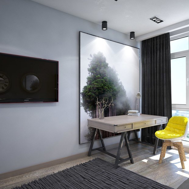 Фото из портфолио Уютный лофт для двоих – фотографии дизайна интерьеров на INMYROOM