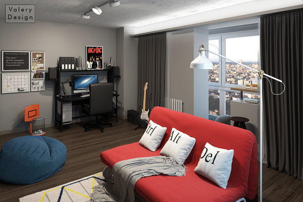 Фото из портфолио Квартира айтишника – фотографии дизайна интерьеров на INMYROOM