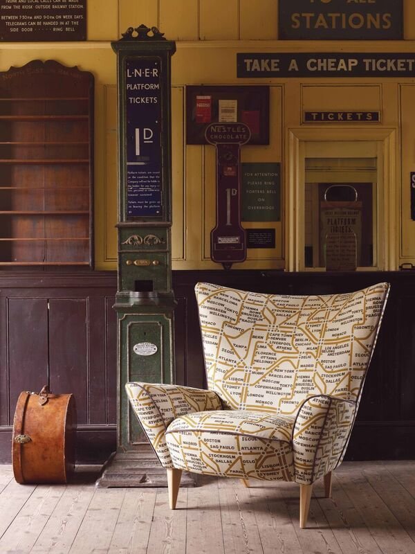 Фото из портфолио коллекция тканей и обоев Art House от фабрики Linwood – фотографии дизайна интерьеров на INMYROOM