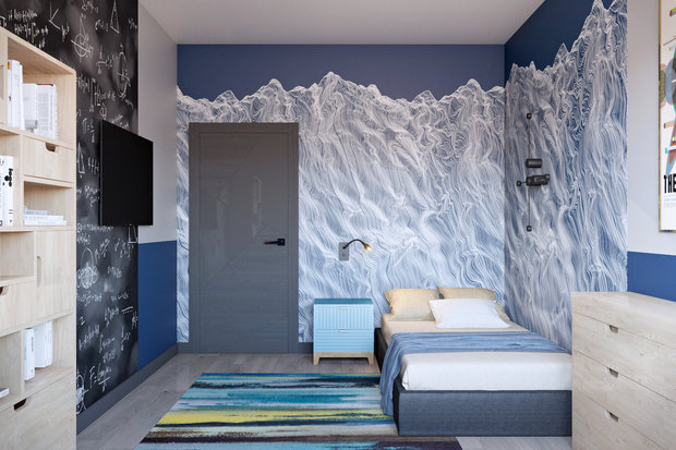 Фото из портфолио Colorblock – фотографии дизайна интерьеров на INMYROOM