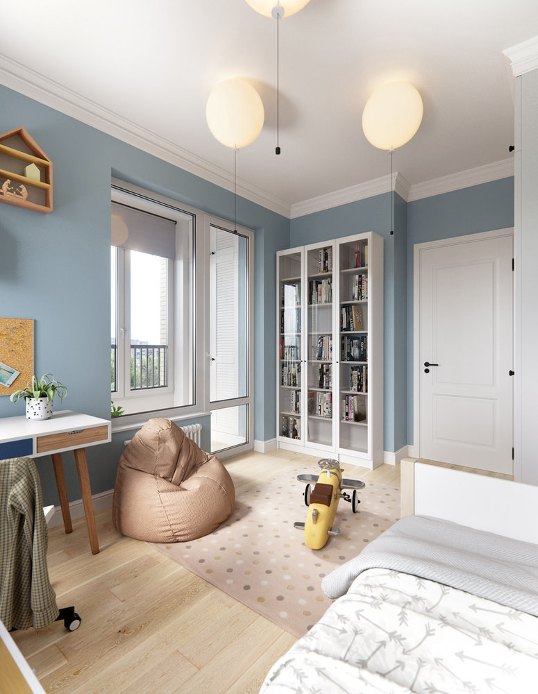 Фотография: Детская в стиле Современный, Скандинавский, Квартира, Проект дня, Москва, 3 комнаты, 60-90 метров, Олег Минц – фото на INMYROOM Фотография: Детская в стиле Современный, Скандинавский, Квартира, Проект дня, Москва, 3 комнаты, 60-90 метров, Олег Минц – фото на INMYROOM