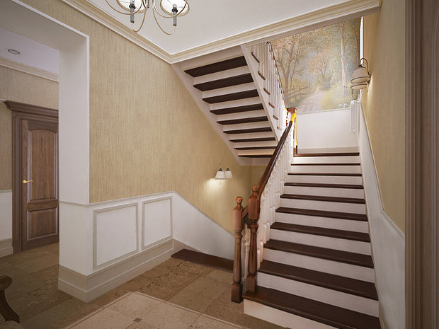 Фото из портфолио Частный жилой дом. Классика – фотографии дизайна интерьеров на INMYROOM