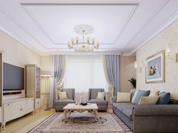 Фото из портфолио Дизайн-проект "Осенне утро" – фотографии дизайна интерьеров на INMYROOM