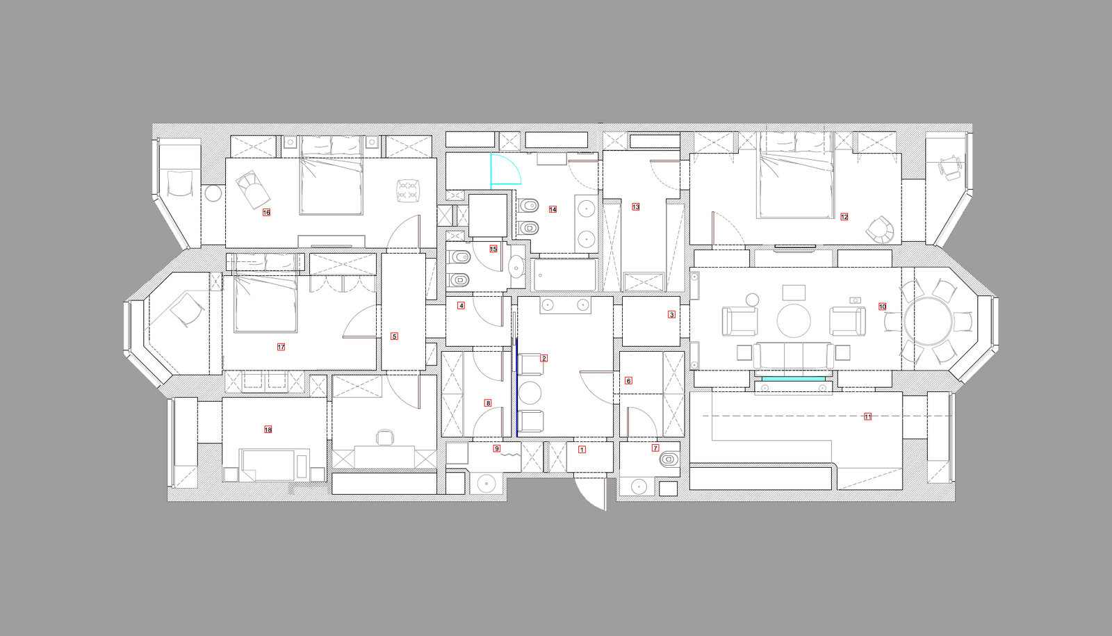 Фотография: Планировки в стиле , Современный, Квартира, Россия, Проект недели, Москва, Сергей Ананьев, Анна Павловская – фото на INMYROOM Фотография: Планировки в стиле , Современный, Квартира, Россия, Проект недели, Москва, Сергей Ананьев, Анна Павловская – фото на INMYROOM