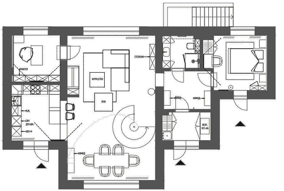 Фотография: Планировки в стиле , Современный, Дом, Минимализм, Проект дня, Дом и дача, Ленинградская область, 4 и больше, Более 90 метров, Анара Беркалиева – фото на INMYROOM Фотография: Планировки в стиле , Современный, Дом, Минимализм, Проект дня, Дом и дача, Ленинградская область, 4 и больше, Более 90 метров, Анара Беркалиева – фото на INMYROOM