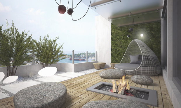 Фото из портфолио Дерево и цемент – фотографии дизайна интерьеров на INMYROOM