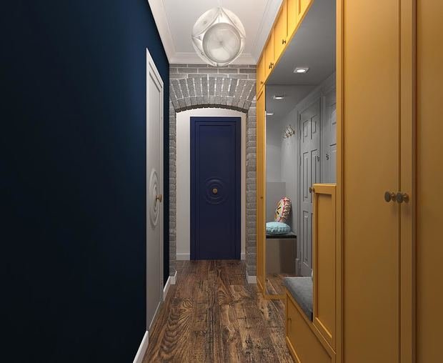 Фото из портфолио Квартира по мотивам картины Ван Гога. Можайское шоссе  – фотографии дизайна интерьеров на INMYROOM