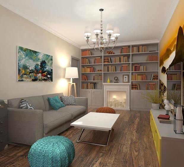 Фото из портфолио Квартира по мотивам картины Ван Гога. Можайское шоссе  – фотографии дизайна интерьеров на INMYROOM