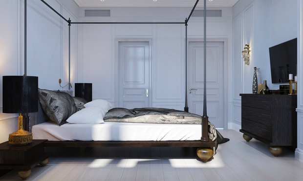 Фото из портфолио Квартира - современная классика 135 кв. Спальня – фотографии дизайна интерьеров на INMYROOM