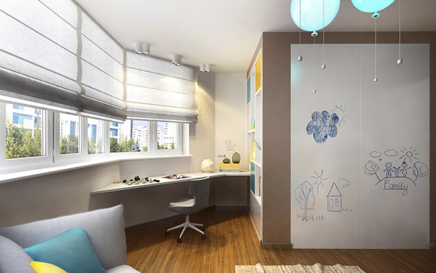 Фото из портфолио Квартира молодой семьи – фотографии дизайна интерьеров на INMYROOM