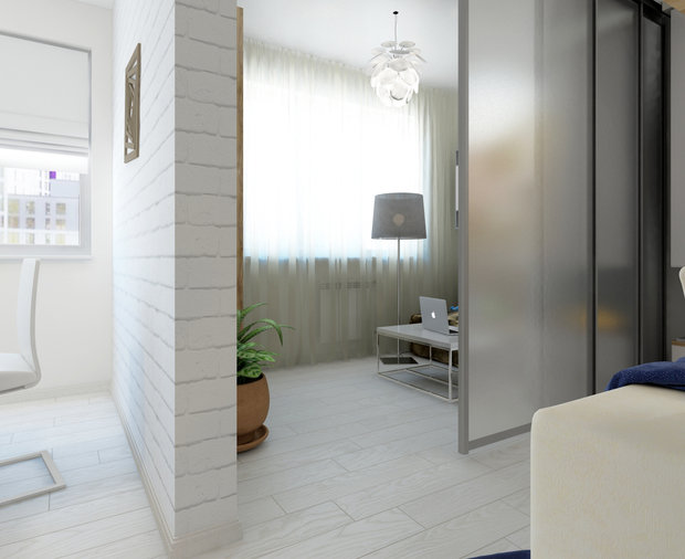 Фото из портфолио Квартира в стиле эклектика в ЖК Изумрудный – фотографии дизайна интерьеров на INMYROOM