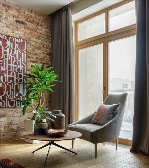 Фотография: Мебель и свет в стиле Эклектика, Дом, Проект недели, Дом и дача, Московская область, Кирпичный дом, Дарья Василькова, 4 и больше, Более 90 метров, Art Group – фото на INMYROOM