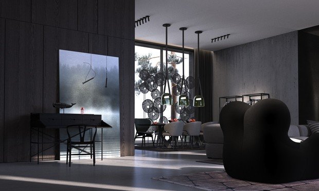 Фото из портфолио Visor House – фотографии дизайна интерьеров на INMYROOM