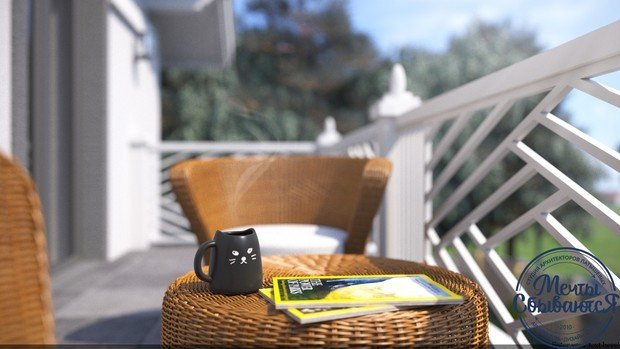 Фото из портфолио Двухэтажный коттедж с террасой – фотографии дизайна интерьеров на INMYROOM