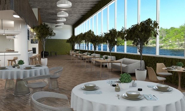 Фото из портфолио проект ресторана wellnes sky в Белграде – фотографии дизайна интерьеров на INMYROOM