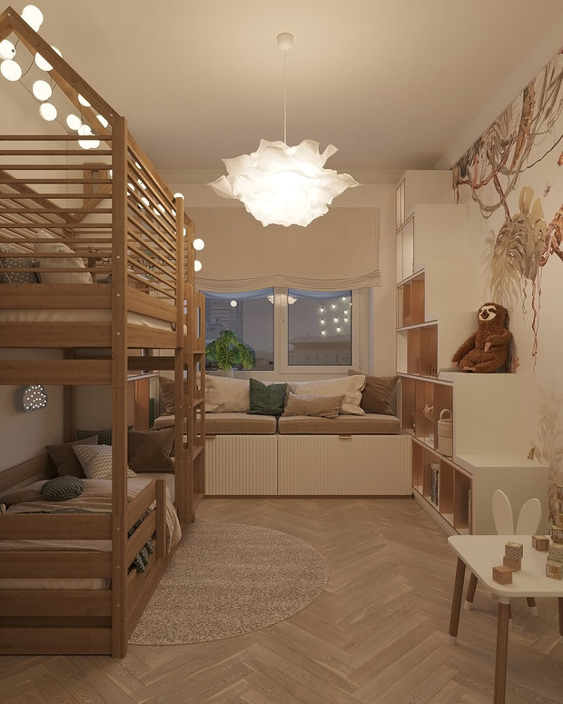 Фото из портфолио Детская комната в современном стиле – фотографии дизайна интерьеров на INMYROOM