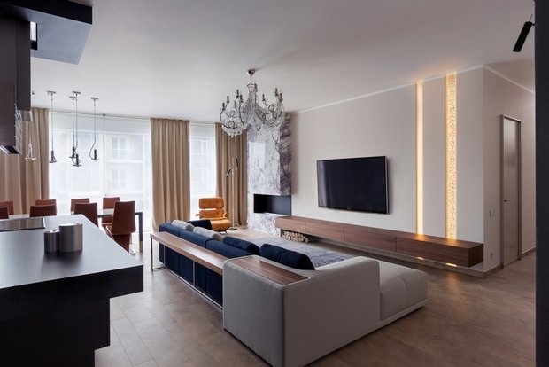 Фото из портфолио КУТУЗОВСКАЯ РИВЬЕРА – фотографии дизайна интерьеров на INMYROOM
