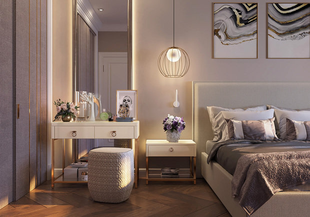 Фото из портфолио Неоклассика на  "Смольном проспекте" – фотографии дизайна интерьеров на INMYROOM