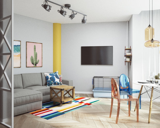 Фото из портфолио Квартира в ЖК "Миллион Алых Роз" – фотографии дизайна интерьеров на INMYROOM