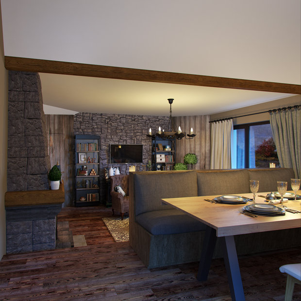 Фото из портфолио Гатчинское настроение – фотографии дизайна интерьеров на INMYROOM