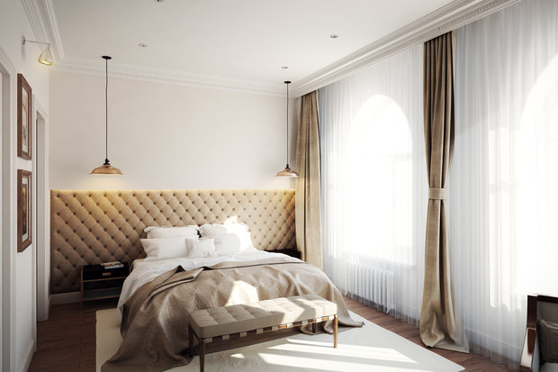 Фото из портфолио Американская классика в петербургском старом фонде – фотографии дизайна интерьеров на INMYROOM