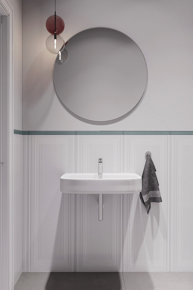 Фотография: Ванная в стиле Классический, Современный, Дом, Проект недели, Дом и дача, 4 и больше, Более 90 метров, Нижегородская область, Ольга Матренина – фото на INMYROOM