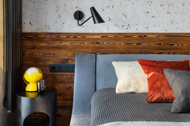 Фотография: Спальня в стиле Современный, Квартира, Проект недели, Екатеринбург, 3 комнаты, Более 90 метров, Евгений Швецов – фото на INMYROOM