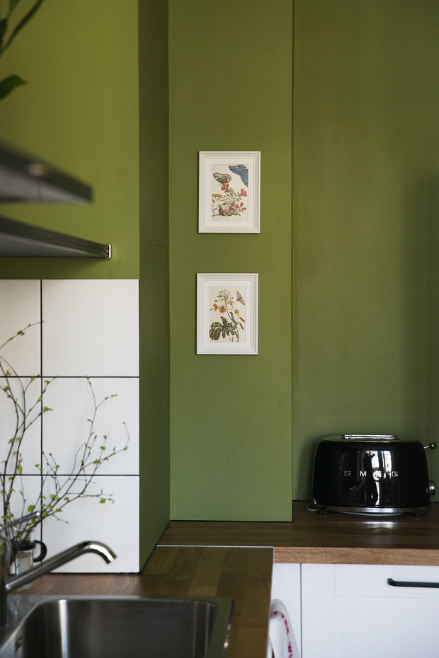 Фотография: Кухня и столовая в стиле Скандинавский, Современный, Квартира, Проект недели, Санкт-Петербург, 1 комната, до 40 метров, Анастасия Заркуа – фото на INMYROOM