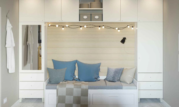 Фотография: Кабинет в стиле Скандинавский, Гид, ИКЕА, П-44 – фото на INMYROOM