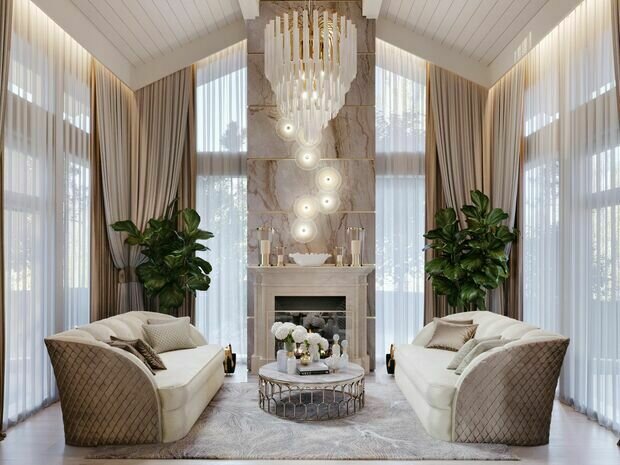 Фото из портфолио Дом 281,5 м² в КП Руза Фэмили: светлый интерьер для светлой семьи – фотографии дизайна интерьеров на INMYROOM