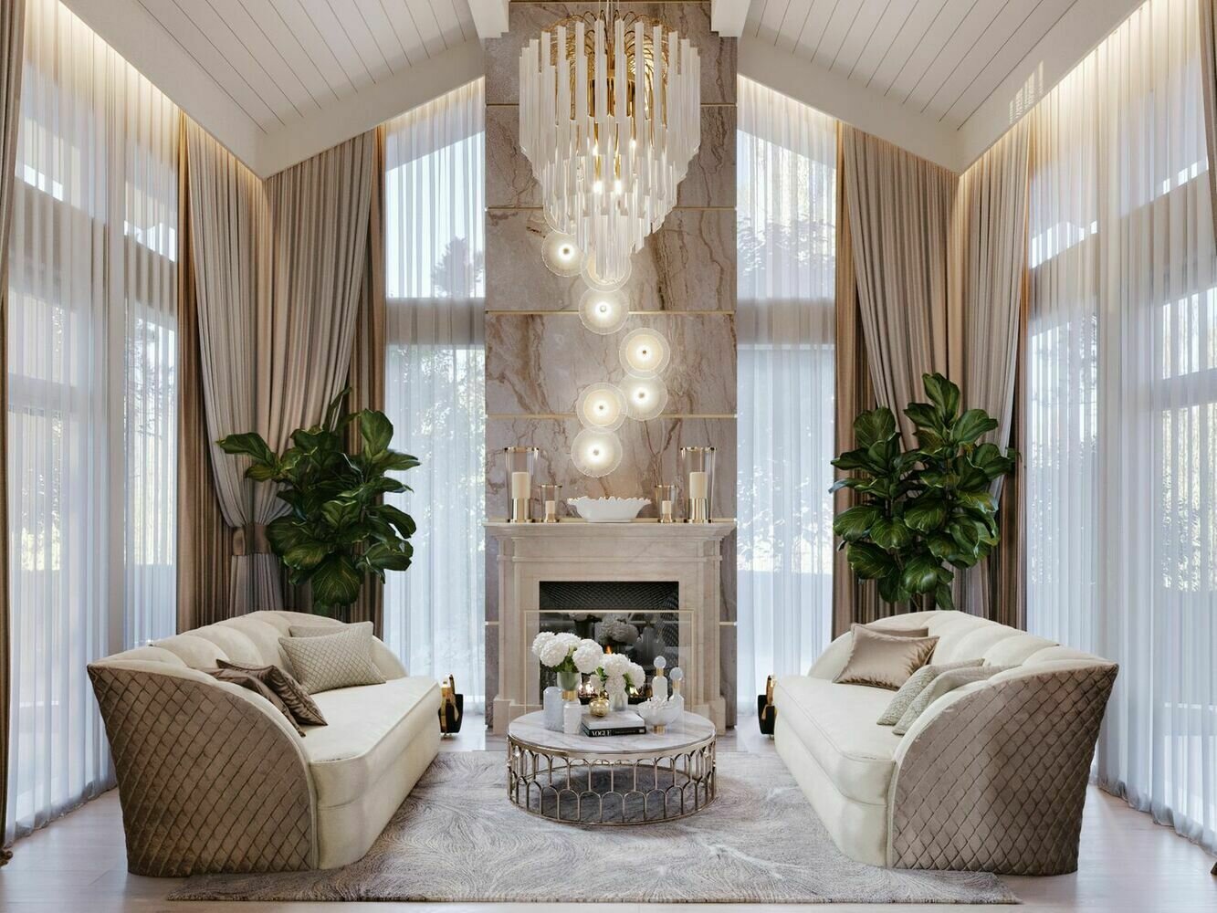 Фото из портфолио Дом 281,5 м² в КП Руза Фэмили: светлый интерьер для светлой семьи – фотографии дизайна интерьеров на INMYROOM Фото из портфолио Дом 281,5 м² в КП Руза Фэмили: светлый интерьер для светлой семьи – фотографии дизайна интерьеров на INMYROOM