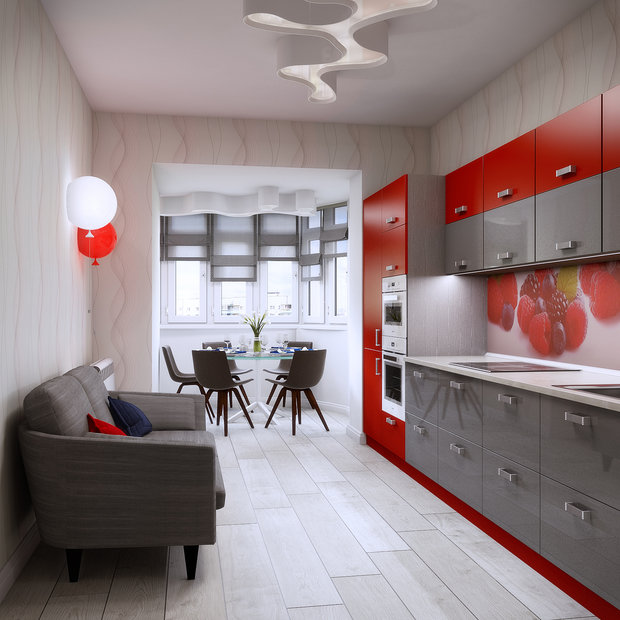 Фото из портфолио Стеклоблоки и шарики – фотографии дизайна интерьеров на INMYROOM