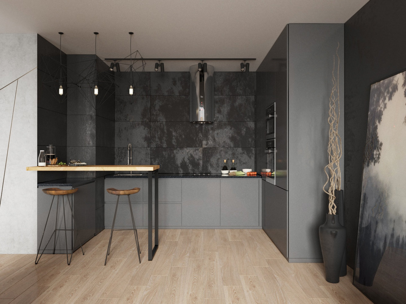 Фотография: Кухня и столовая в стиле Минимализм, Лофт, Квартира, Студия, Проект недели, Санкт-Петербург, Монолитный дом, 40-60 метров, Марина Светлова – фото на INMYROOM Фотография: Кухня и столовая в стиле Минимализм, Лофт, Квартира, Студия, Проект недели, Санкт-Петербург, Монолитный дом, 40-60 метров, Марина Светлова – фото на INMYROOM