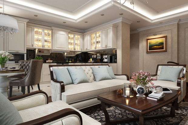 Фото из портфолио Американская классика – фотографии дизайна интерьеров на INMYROOM