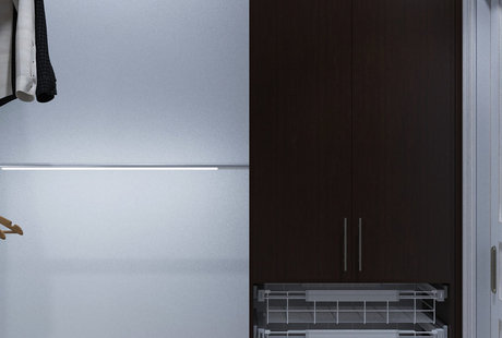 Квартира - современная классика 135 кв. Гардеробная