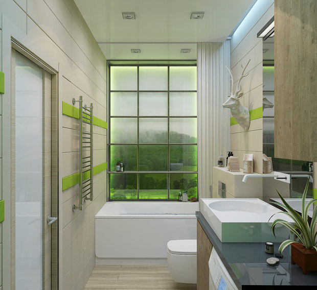 Фото из портфолио Таунхаус для молодой семьи – фотографии дизайна интерьеров на INMYROOM