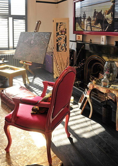 Фотография: Мебель и свет в стиле Эклектика, Дом, Дома и квартиры – фото на INMYROOM