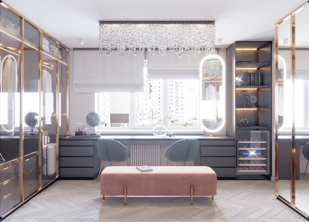 Фото из портфолио Квартира "Сибирский шик" – фотографии дизайна интерьеров на INMYROOM