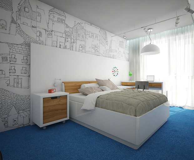 Фото из портфолио Спальня – фотографии дизайна интерьеров на INMYROOM