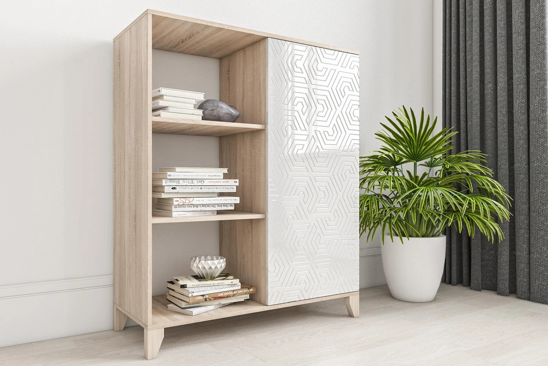 Комод Сканди белого цвета