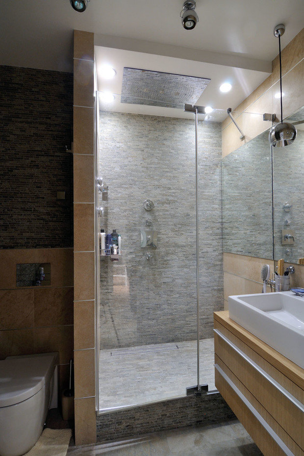 Фотография: Ванная в стиле Лофт, Квартира, Дома и квартиры, Проект недели – фото на INMYROOM