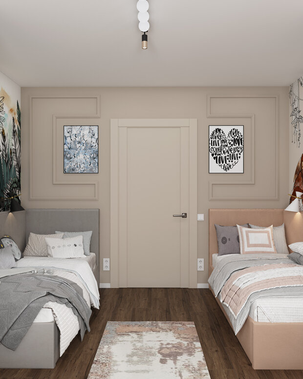 Фото из портфолио Проект квартиры для семьи с детьми – фотографии дизайна интерьеров на INMYROOM